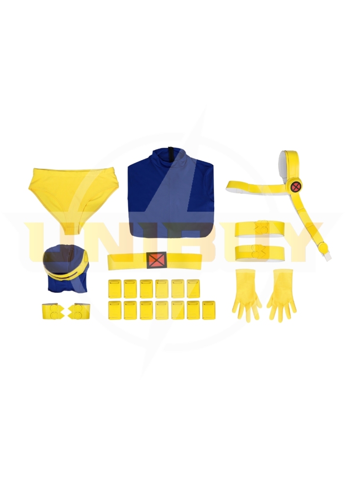 X-Men 97 Cyclops Scott Summers Bodysuit Costume Cosplay Suit Unibuyplus