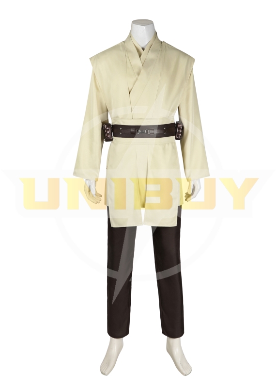 Star Wars Qui-Gon Jinn Costume Cosplay Suit The Phantom Menace Basic Ver. Unibuyplus