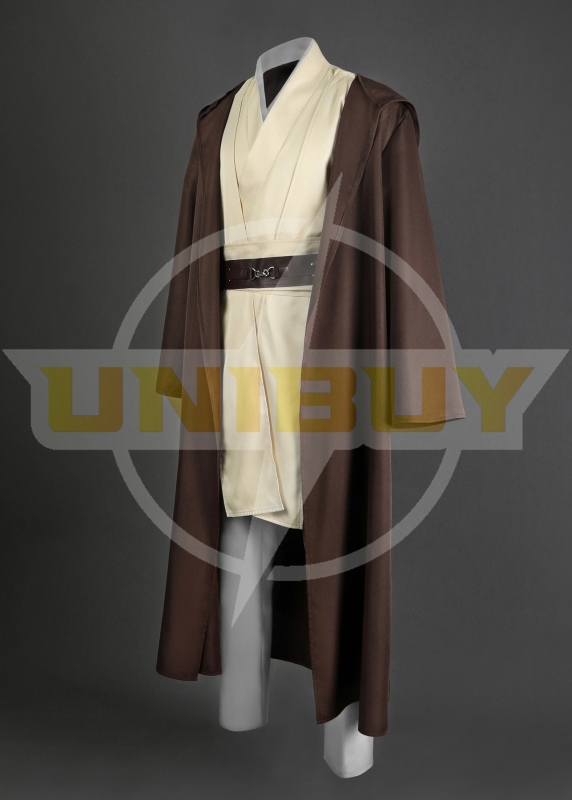 Star Wars II Attack of the Clones Obi-Wan Kenobi Costume Cosplay Suit Basic Ver. Unibuyplus