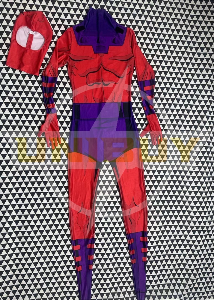 X-Men 97 Magneto Bodysuit Cosplay Costume Suit Erik Lehnsherr For Kids Adult Unibuyplus