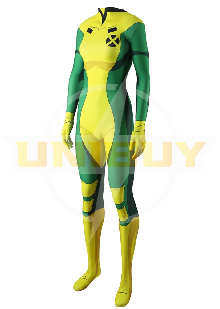 X-Men 97 Rogue Costume Cosplay Suit Anna Marie Bodysuit For Kids Adult Unibuyplus