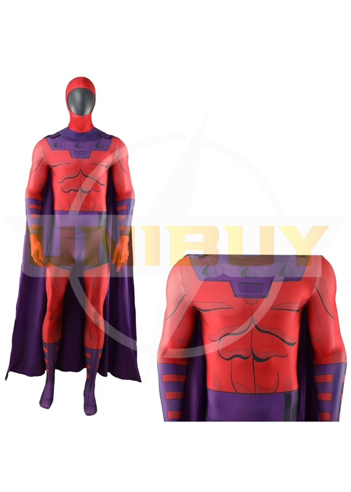 X-Men 97 Magneto Bodysuit Cosplay Costume Suit Erik Lehnsherr For Kids Adult Unibuyplus