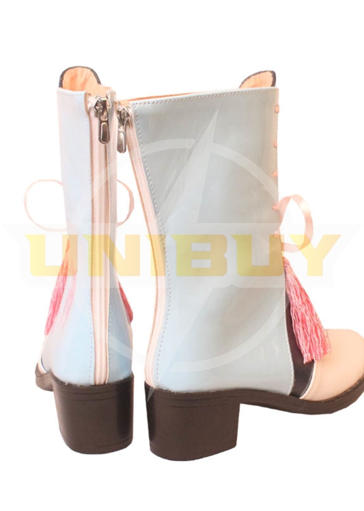 Genshin Impact Kamisato Ayaka Shoes Cosplay Women Boots Unibuyplus