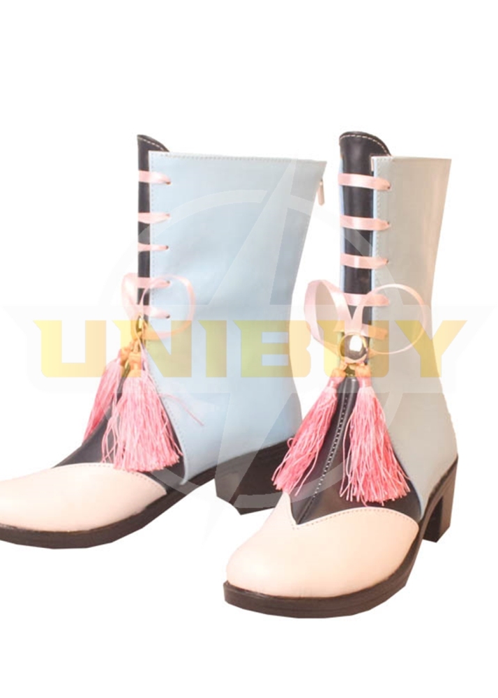 Genshin Impact Kamisato Ayaka Shoes Cosplay Women Boots Unibuyplus
