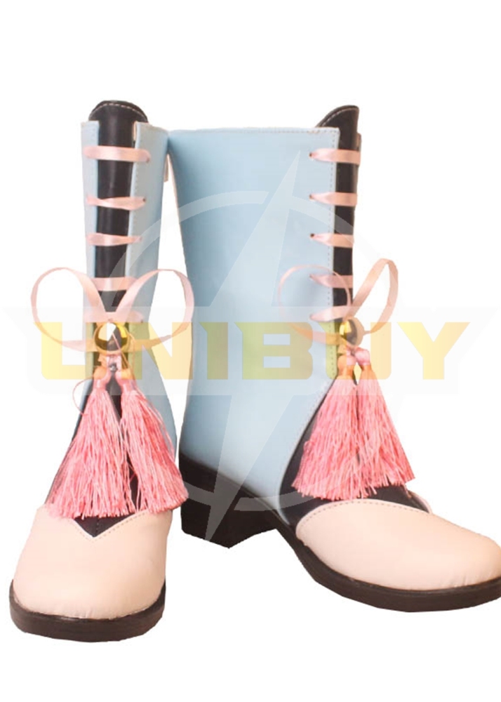 Genshin Impact Kamisato Ayaka Shoes Cosplay Women Boots Unibuyplus