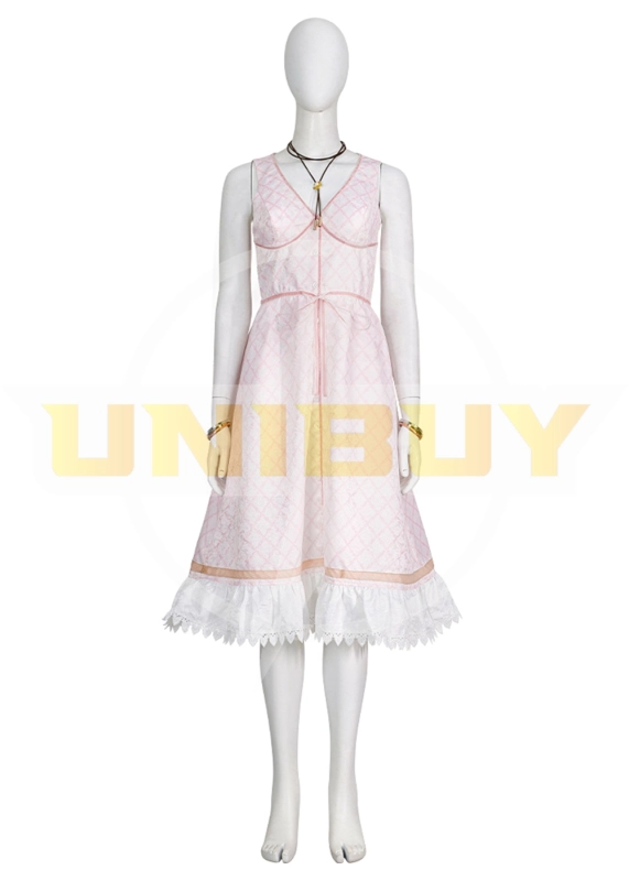 Aerith Gainsborough Costume Cosplay Suit Final Fantasy VII Rebirth Deluxe Version Unibuyplus