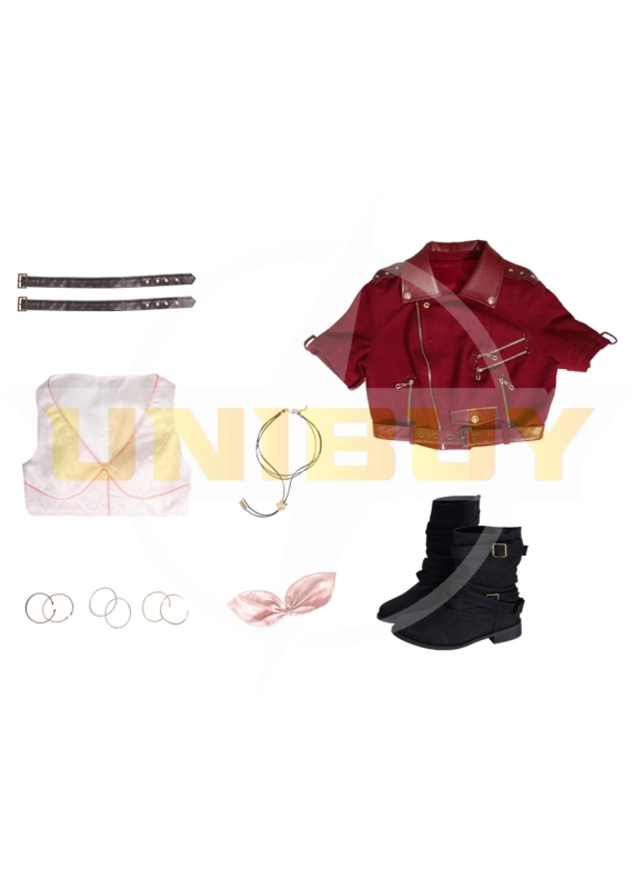 Aerith Gainsborough Costume Cosplay Suit Final Fantasy VII Rebirth Deluxe Version Unibuyplus