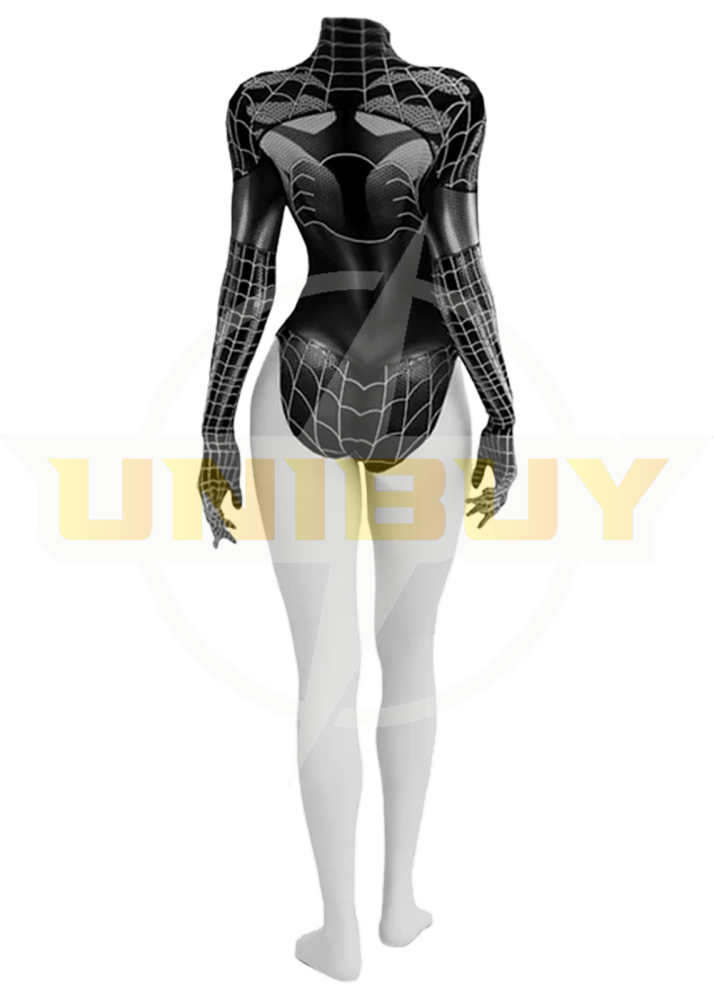 Spider-Man Female Costume Cosplay Black Suit Summer Ver. For Kids Adult Unibuyplus