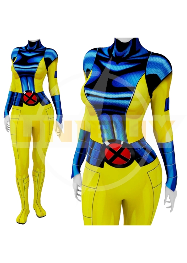 X-Men 97 Jean Grey Costume Cosplay Suit Bodysuit For Kids Adult Unibuyplus