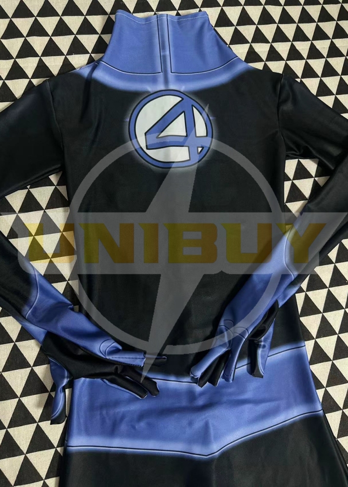 The Fantastic 4 Invisible Woman Costume Cosplay Suit For Kids Adult Unibuyplus