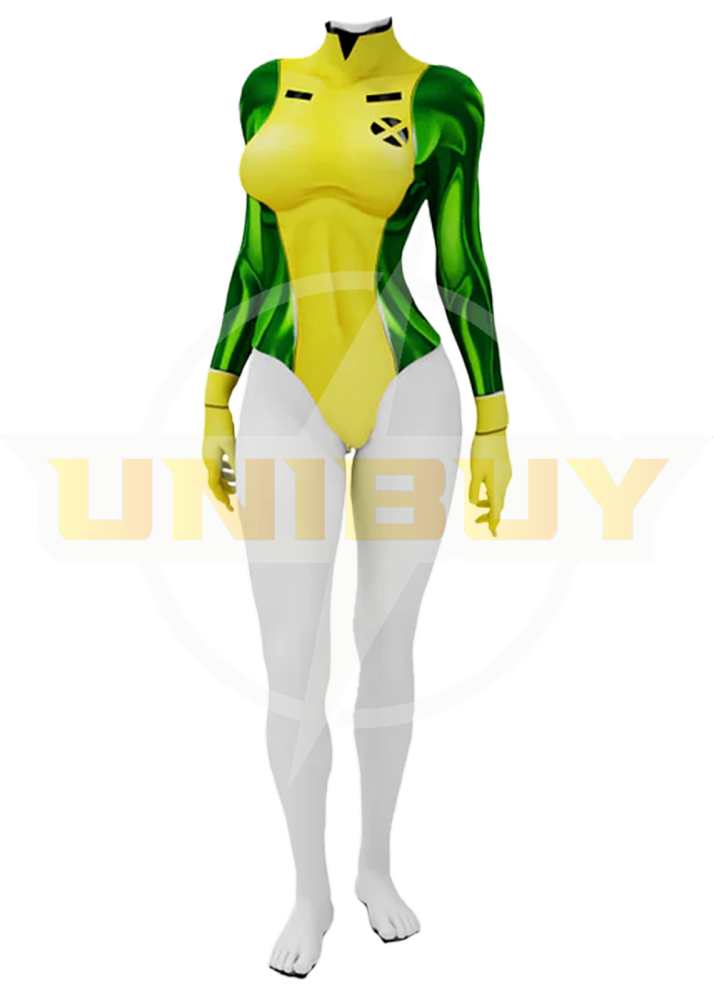 X-Men 97 Rogue Costume Cosplay Suit Anna Marie Summer Ver. For Kids Adult Unibuyplus