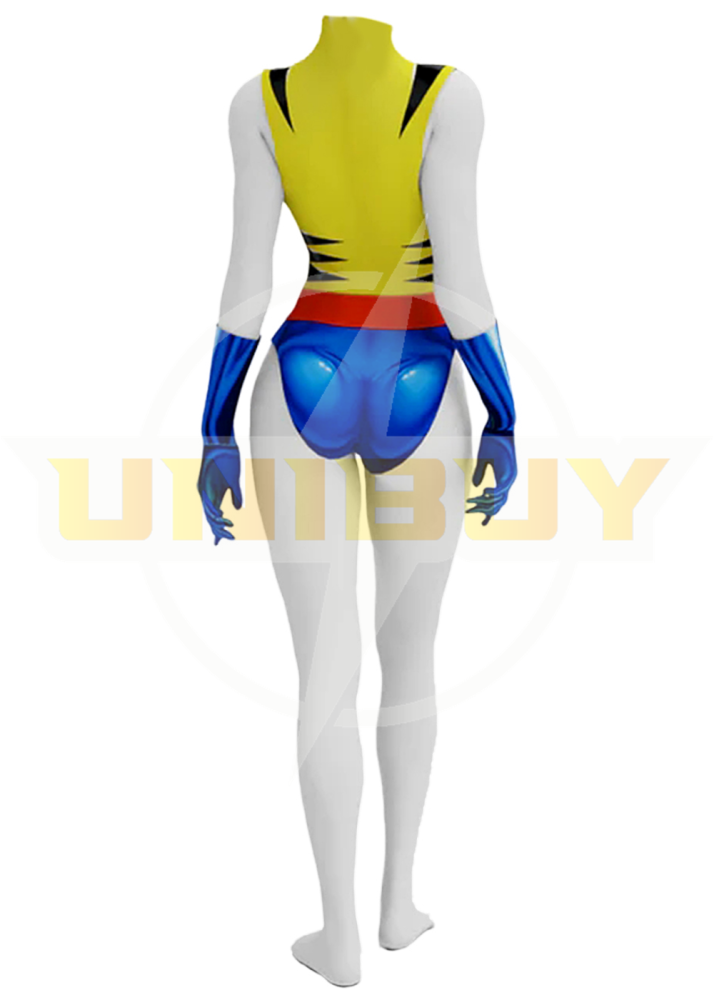 X-Men 97 Wolverine Female Costume Cosplay Suit Summer Ver. For Kids Adult Unibuyplus