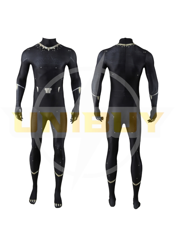 Black Panther Costume Cosplay Suit Bodysuit Marvel 1943 Rise of Hydra For Men Kids Unibuyplus