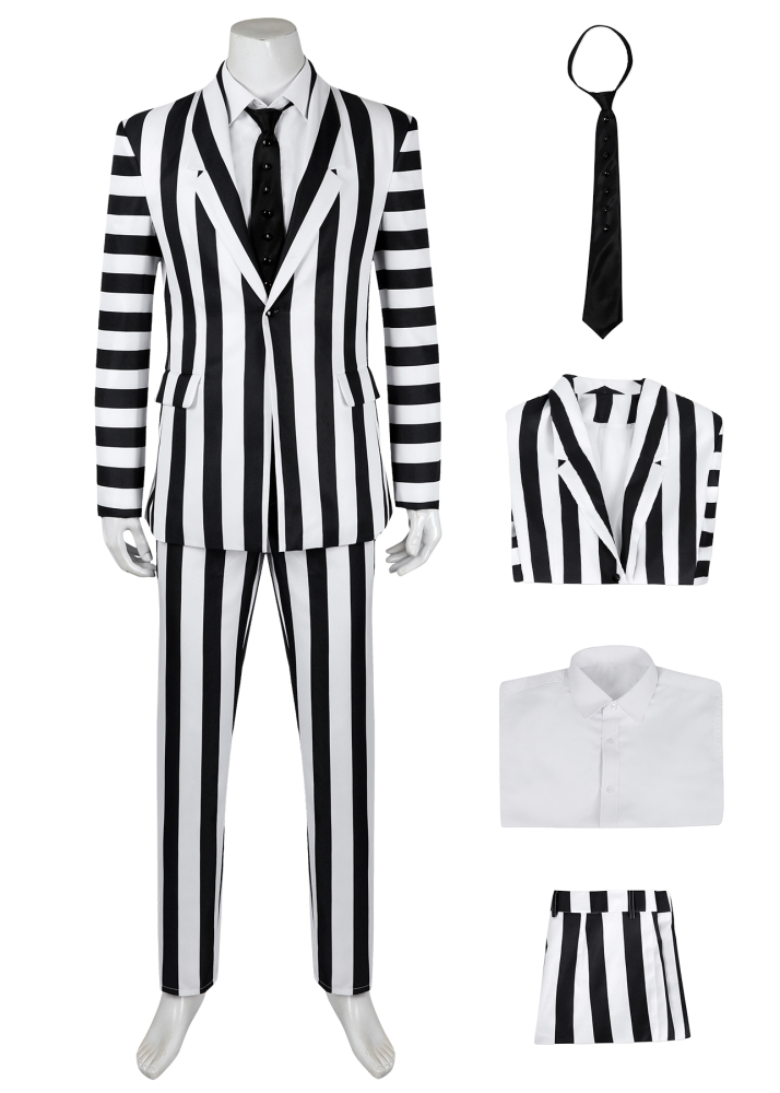 Beetlejuice 2 Costume Cosplay Suit Unibuyplus
