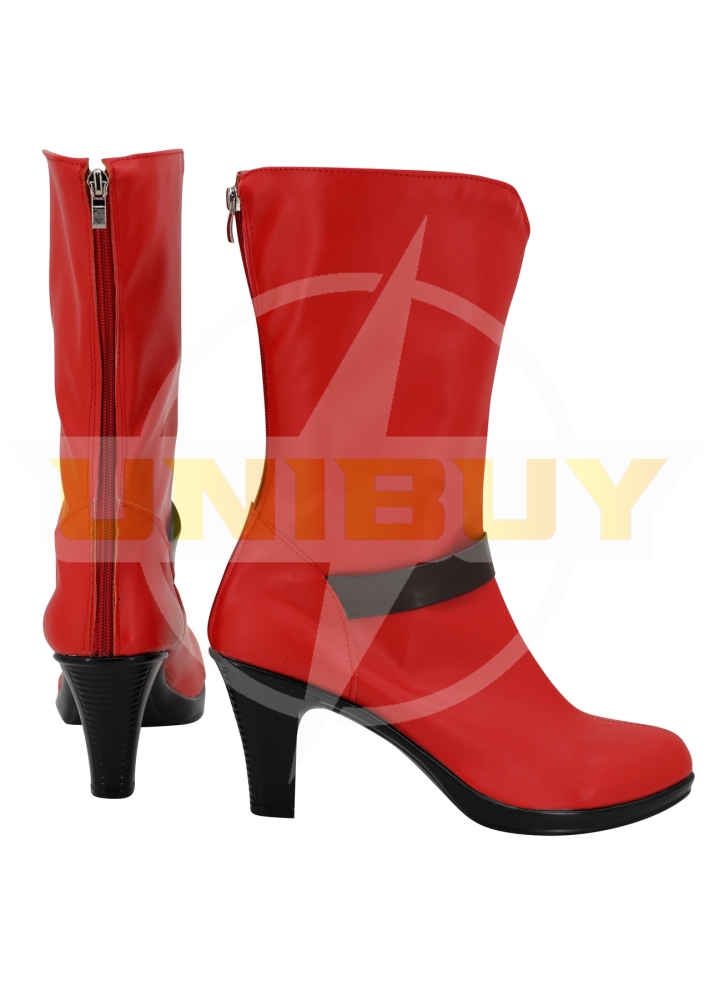 One Piece Nami Cosplay Shoes Women Boots Red Unibuyplus