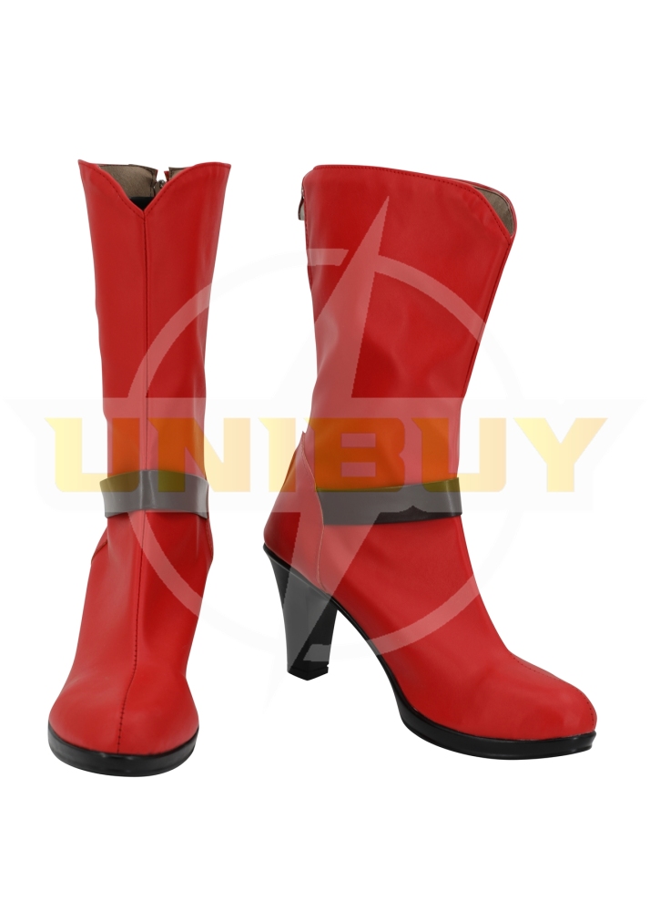 One Piece Nami Cosplay Shoes Women Boots Red Unibuyplus