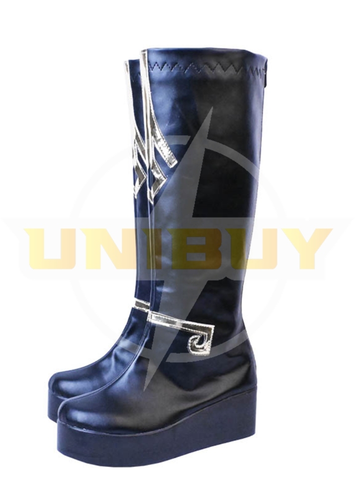 Genshin Impact Zhongli Shoes Cosplay Men Boots Unibuyplus