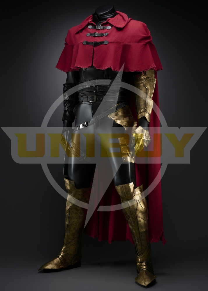 Final Fantasy VII Vincent Valentine Costume Cosplay Suit with Cloak Ver.1 Unibuyplus