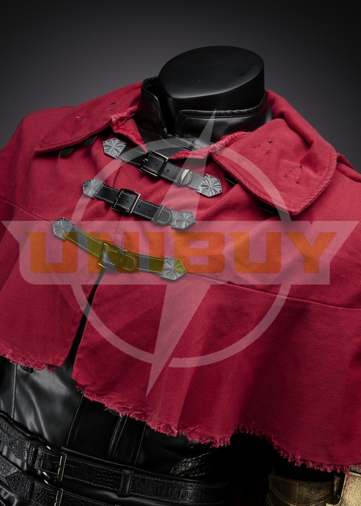 Final Fantasy VII Vincent Valentine Costume Cosplay Suit with Cloak Ver.1 Unibuyplus
