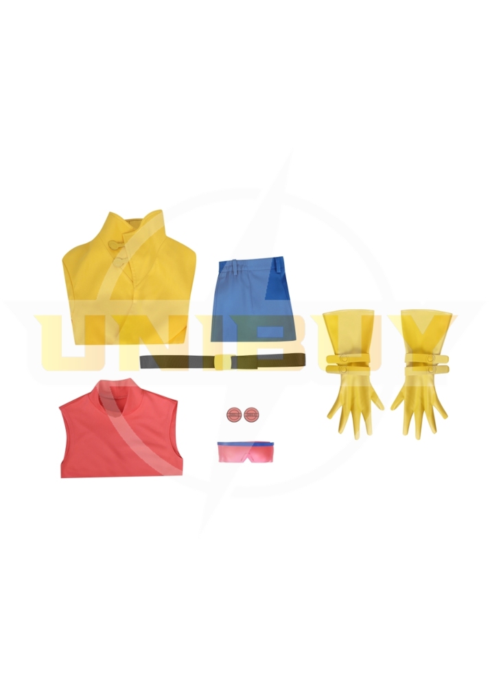 X-Men 97 Jubilee Bodysuit Costume Cosplay Suit Jubilation Lee Unibuyplus