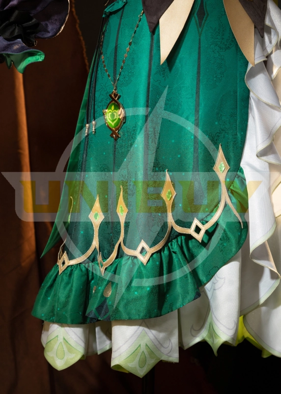 Genshin Impact Emilie Costume Cosplay Suit Unibuyplus
