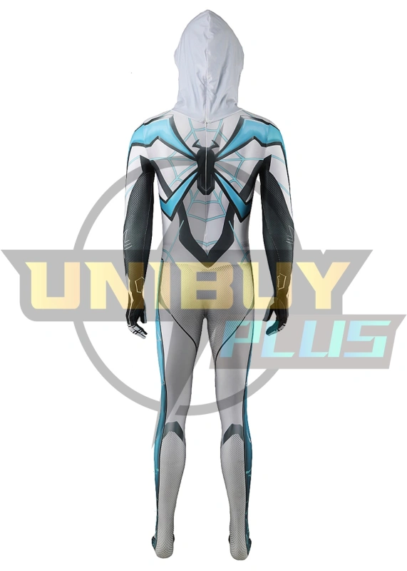 Marvel's Spider-man 2 Miles Morales Bodysuit Costume Cosplay Blue For Adult Kids Unibuyplus