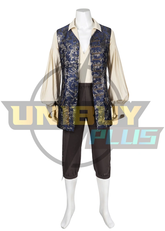 Jack Sparrow Costume Cosplay Suit Pirates of the Caribbean Coat Unibuyplus