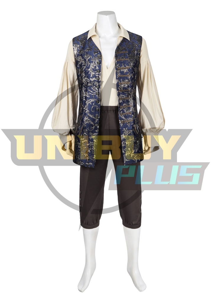 Jack Sparrow Costume Cosplay Suit Pirates of the Caribbean Coat Unibuyplus