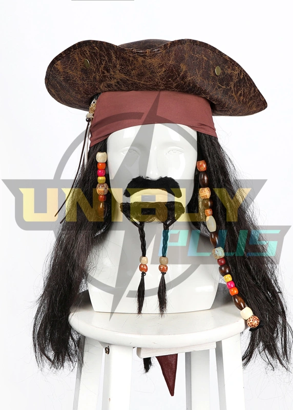 Jack Sparrow Costume Cosplay Suit Pirates of the Caribbean Coat Unibuyplus