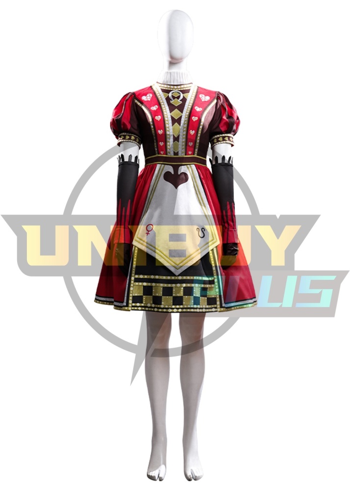 Alice: Madness Returns Alice Liddell Dress Costume Cosplay Suit Red Ver. Unibuyplus