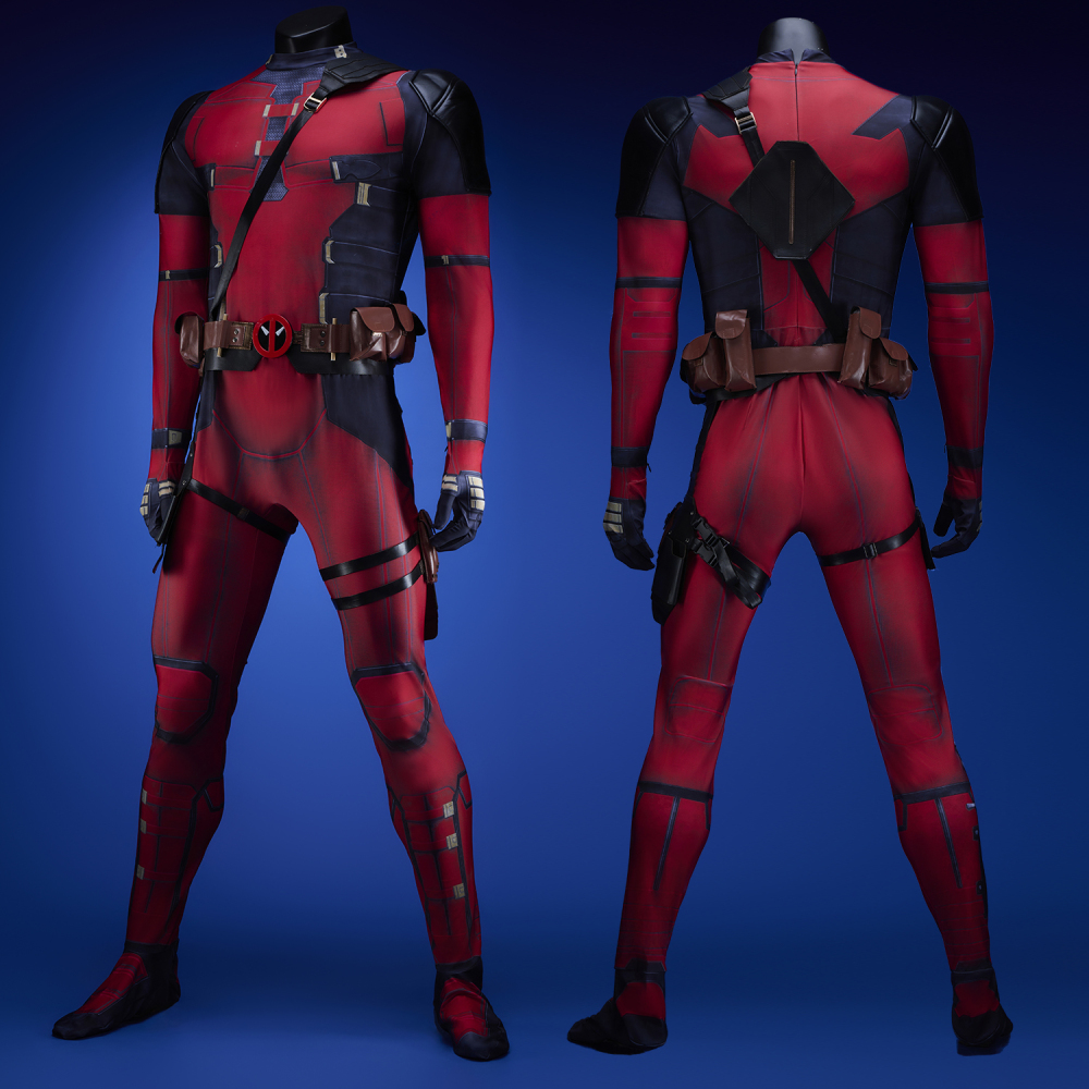 Deadpool & Wolverine Bodysuit Costume Cosplay Suit Wade Wilson for Adults Kids Unibuyplus