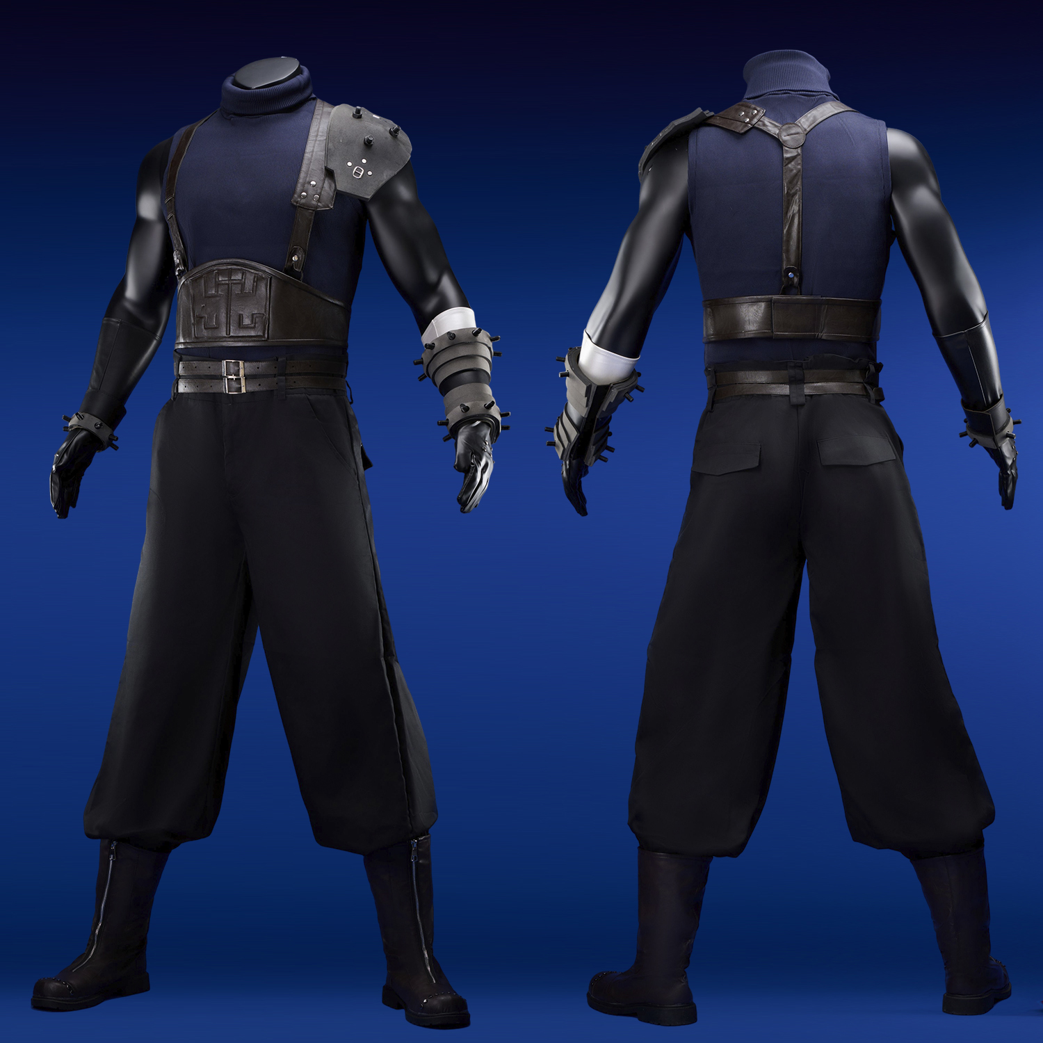 Final Fantasy VII Remake Cloud Strife Suit Cosplay Costume UnibuyPlus