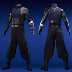 Final Fantasy VII Remake Cloud Strife Suit Cosplay Costume UnibuyPlus