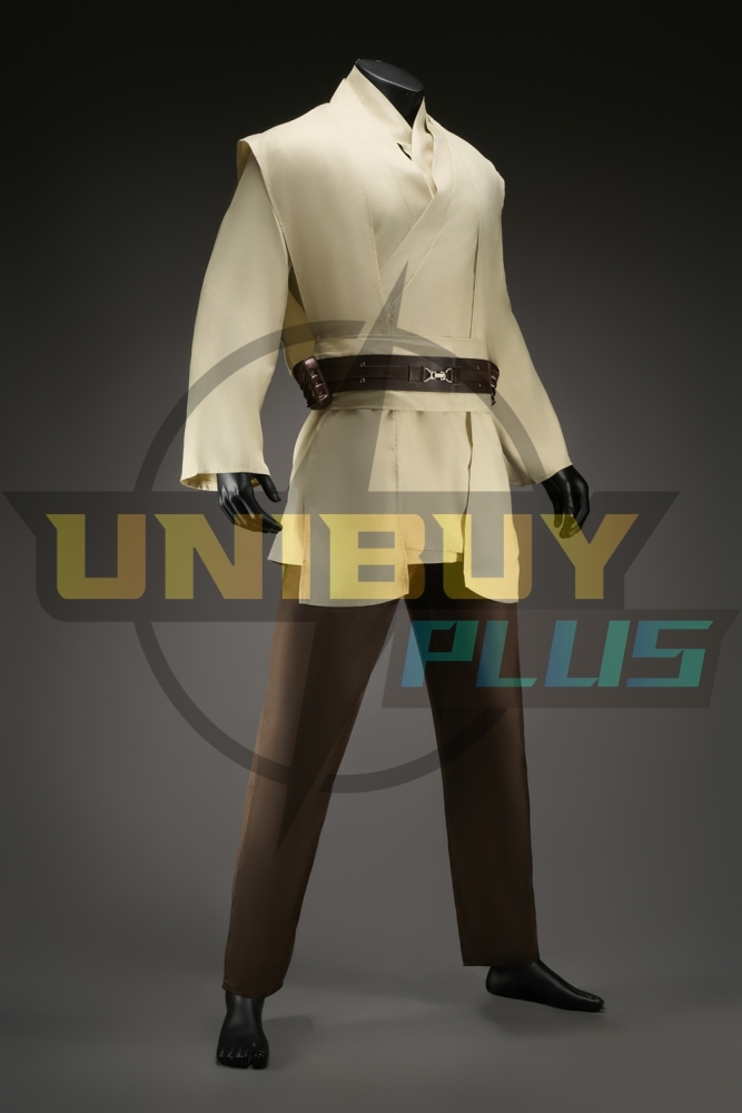 Star Wars Qui-Gon Jinn Costume Cosplay Suit The Phantom Menace Basic Ver. Unibuyplus