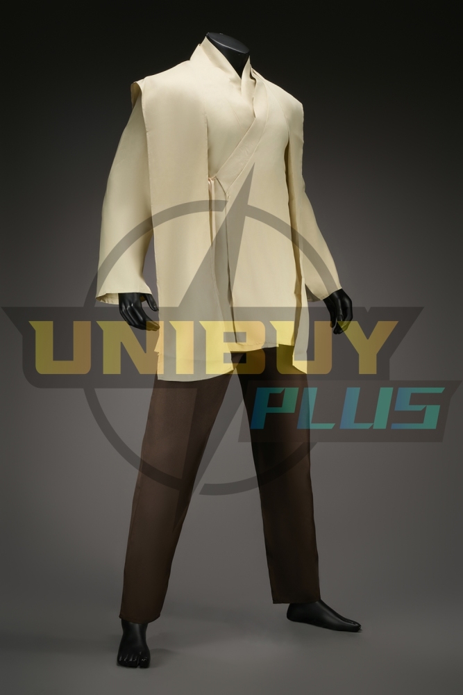 Star Wars Qui-Gon Jinn Costume Cosplay Suit The Phantom Menace Basic Ver. Unibuyplus