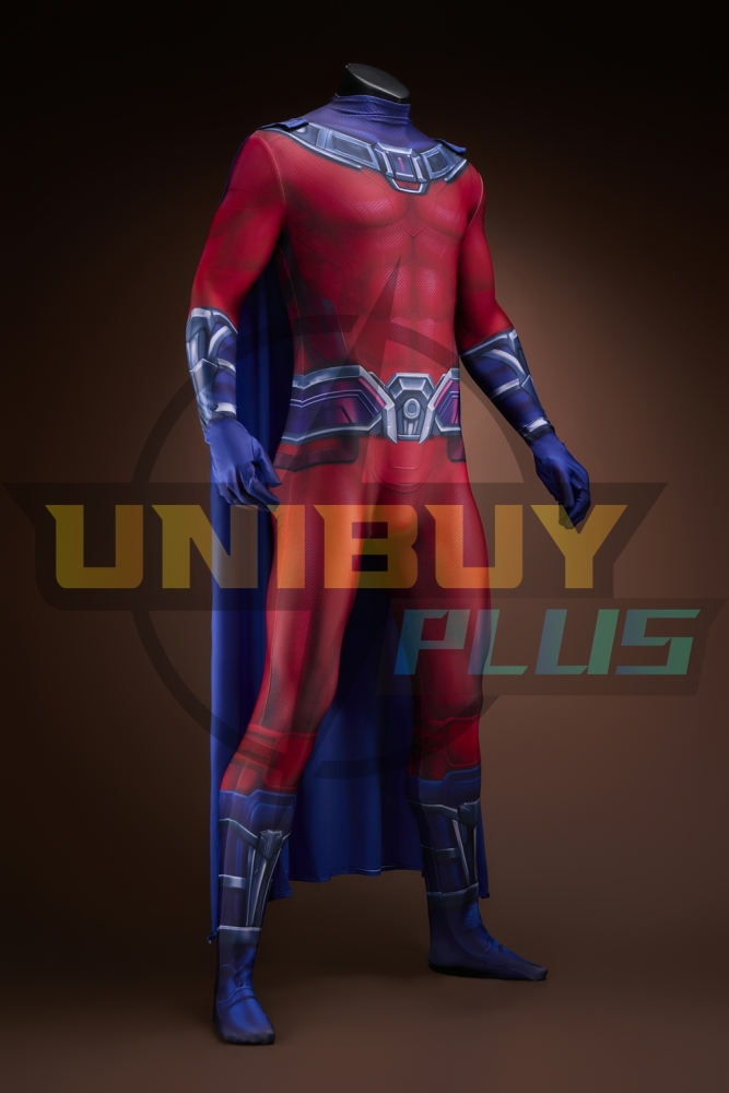 X-Men 97 Magneto Bodysuit Cosplay Costume Suit with Cloak For Kids Adult Unibuyplus