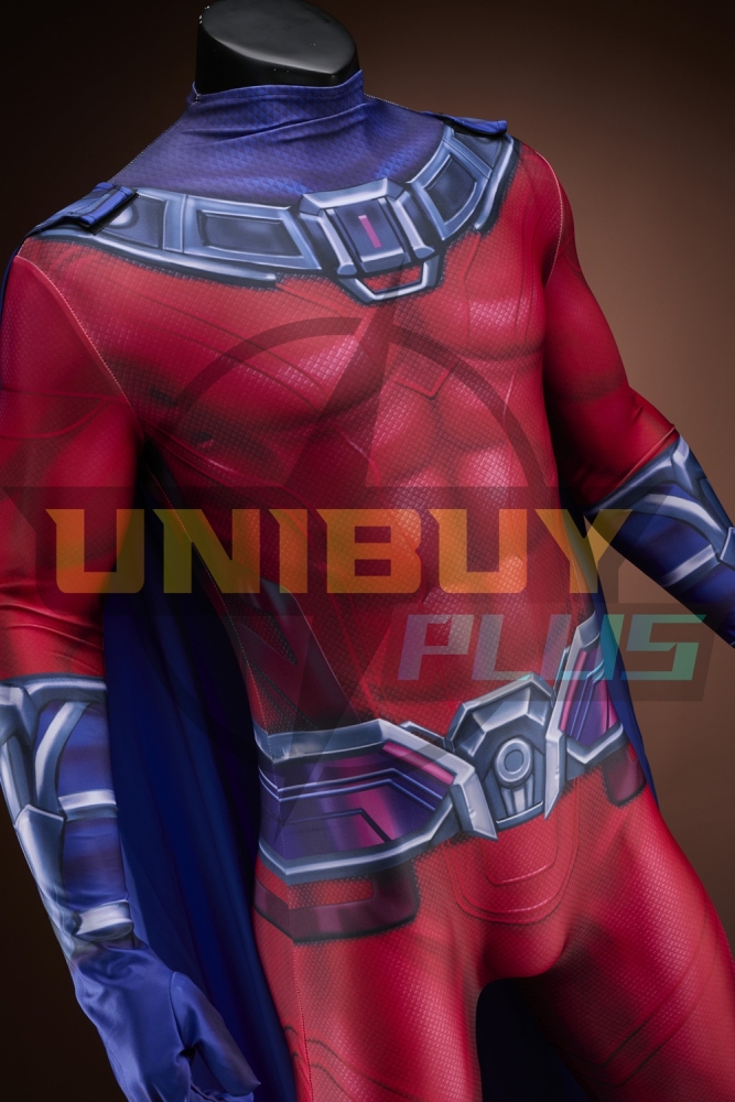 X-Men 97 Magneto Bodysuit Cosplay Costume Suit with Cloak For Kids Adult Unibuyplus