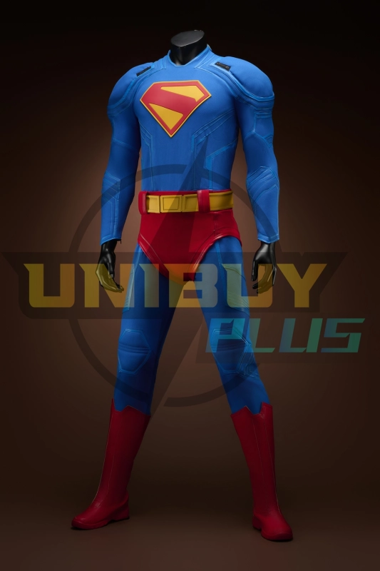Superman Legacy Costume Cosplay Suit Clark Kent Cloak Unibuyplus