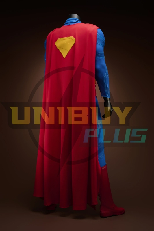 Superman Legacy Costume Cosplay Suit Clark Kent Cloak Unibuyplus