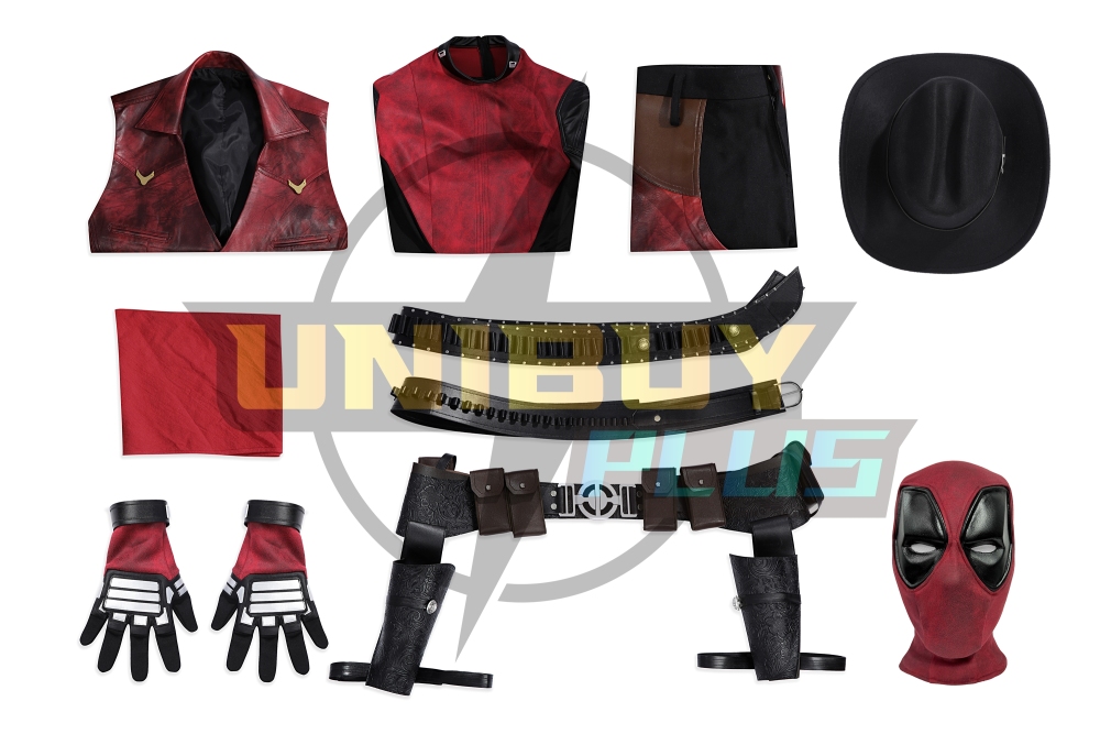 Deadpool 3 Cosplay Costume Suit Cowboypool Unibuyplus