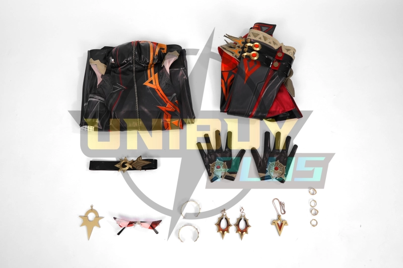 Genshin Impact Pyro Archon Costume Cosplay Suit Unibuyplus