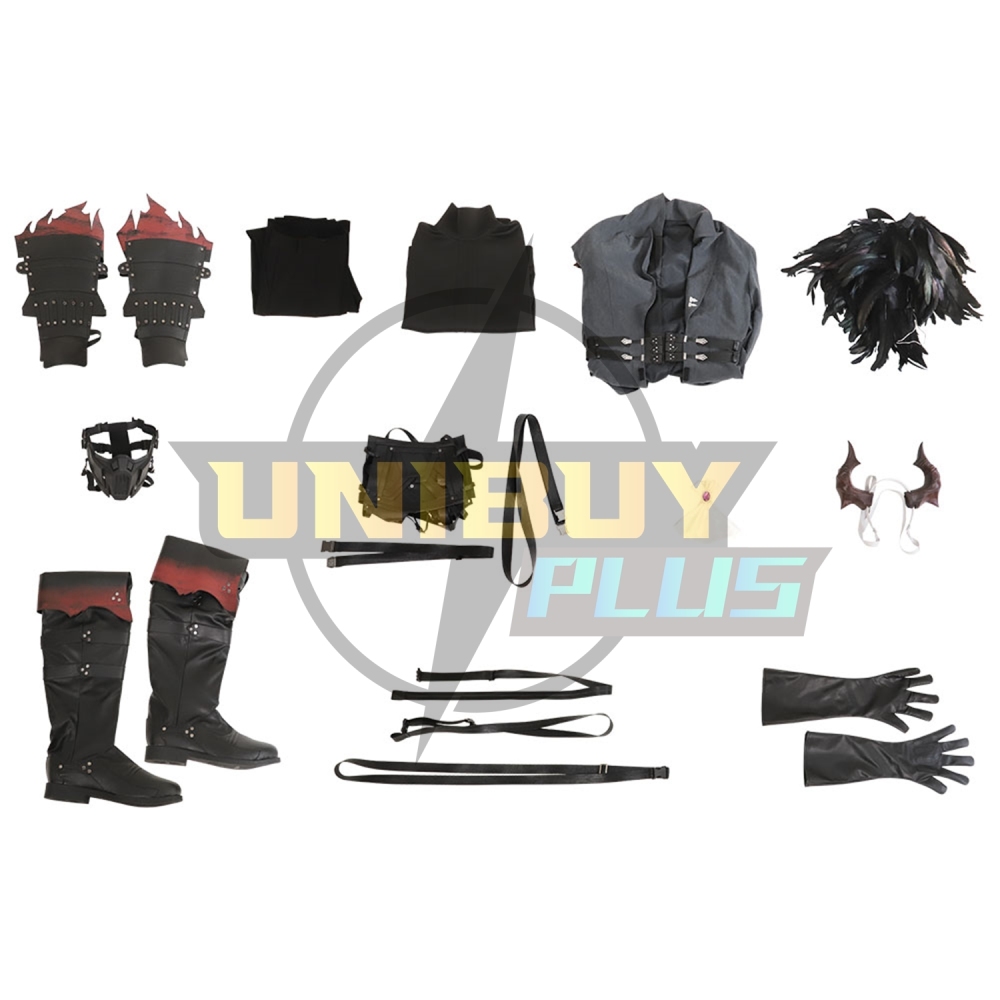 Sephiroth Costume Cosplay Suit Final Fantasy VII Headwear Ver. Unibuyplus