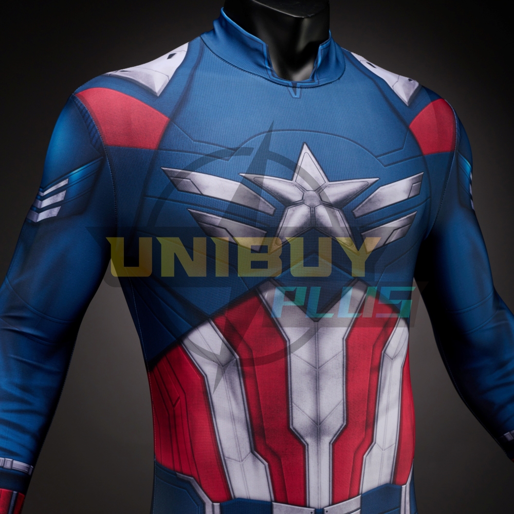 Captain America Bodysuit Costume Cosplay Suit Brave New World Sam Wilson Unibuyplus