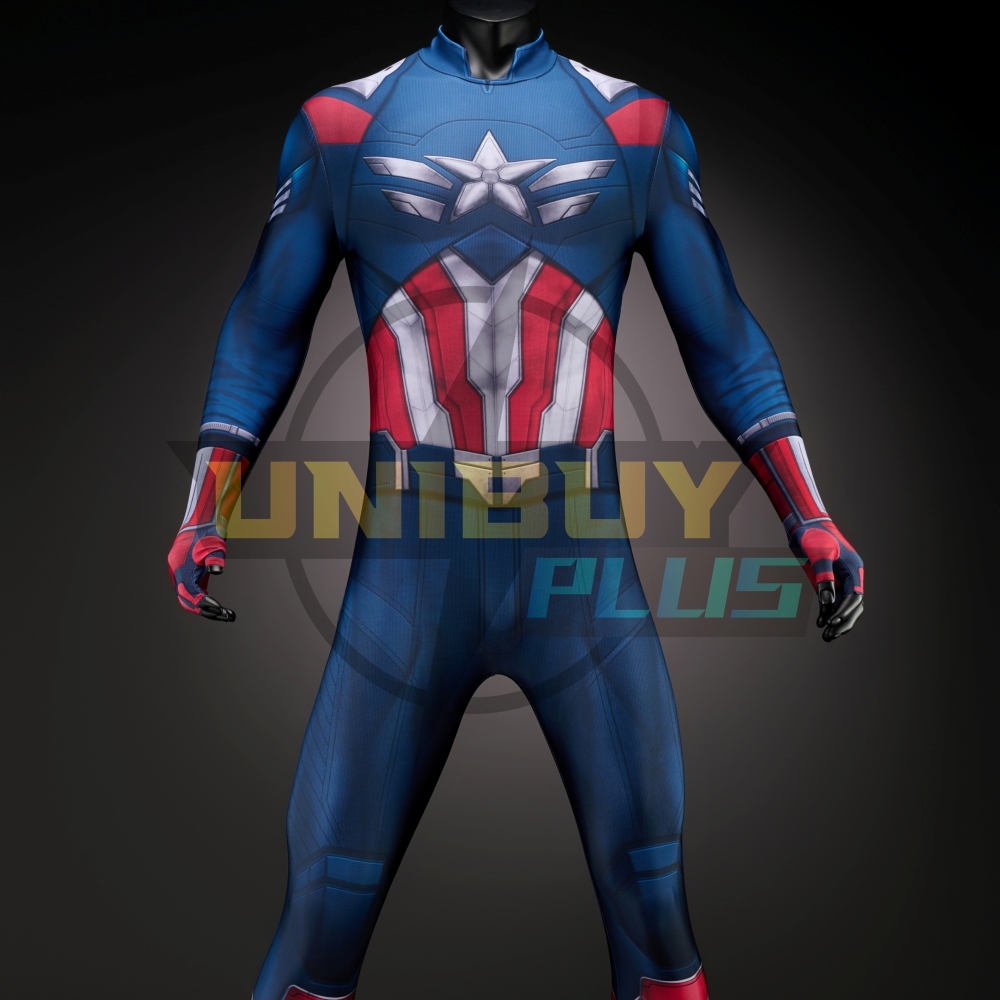 Captain America Bodysuit Costume Cosplay Suit Brave New World Sam Wilson Unibuyplus