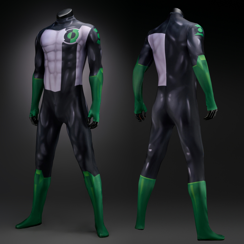 Green Lantern Kyle Rayner Costume Cosplay Suit For Kids Men Unibuy