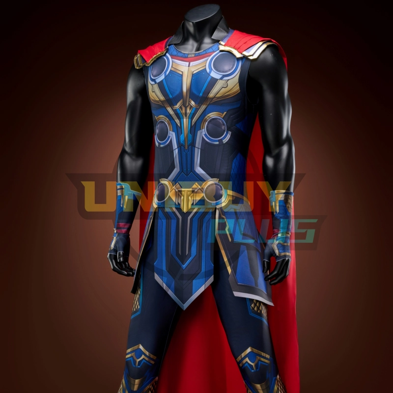 Thor: Love and Thunder Costume Cosplay Suit Jumpsuit with Cloak Unibuy