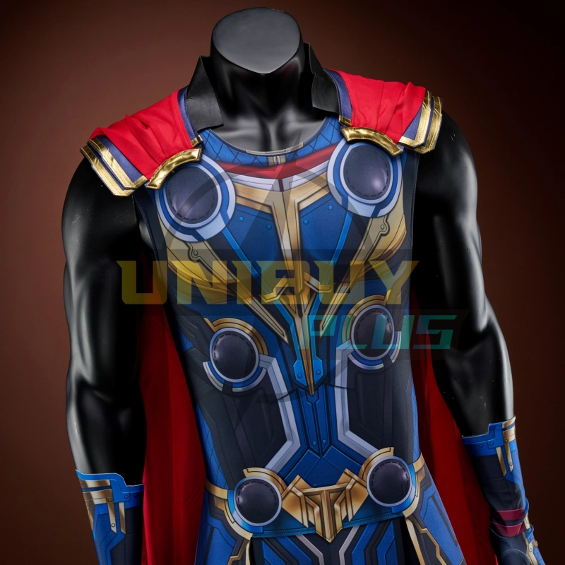 Thor: Love and Thunder Costume Cosplay Suit Jumpsuit with Cloak Unibuy