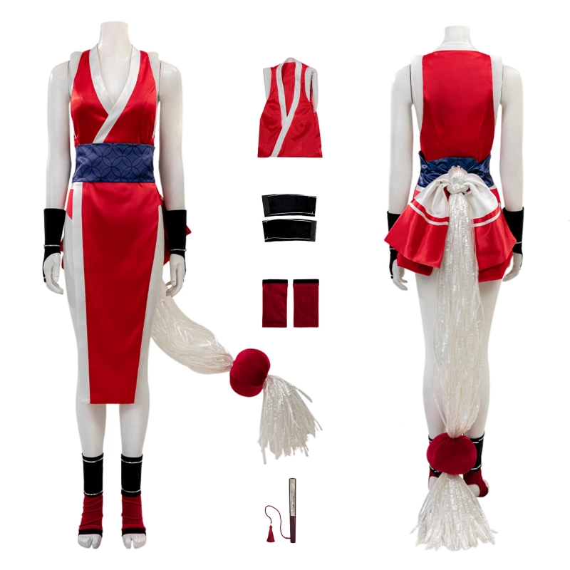 Street Fighter Shiranui Mai Costume Cosplay Suit Unibuyplus