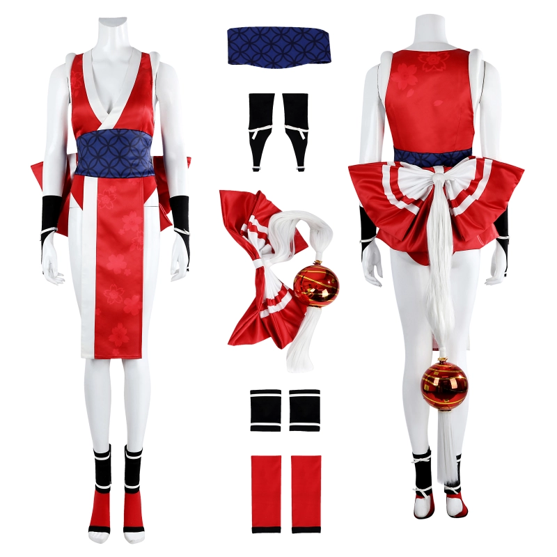 Street Fighter 6 Mai Shiranui Costume Cosplay Suit Unibuyplus