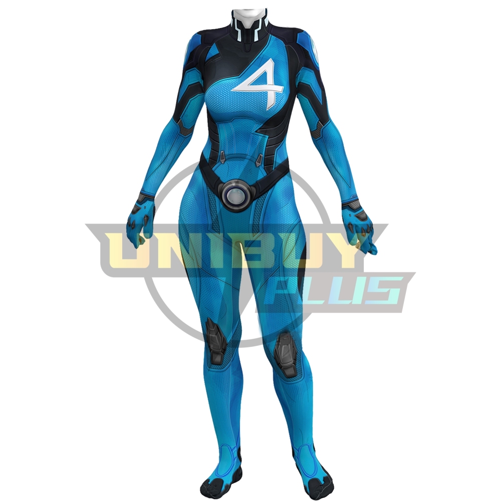 Fantastic Four	Invisible Woman 002 Costume Cosplay Suit Bodysuit For Kids Adult Unibuyplus
